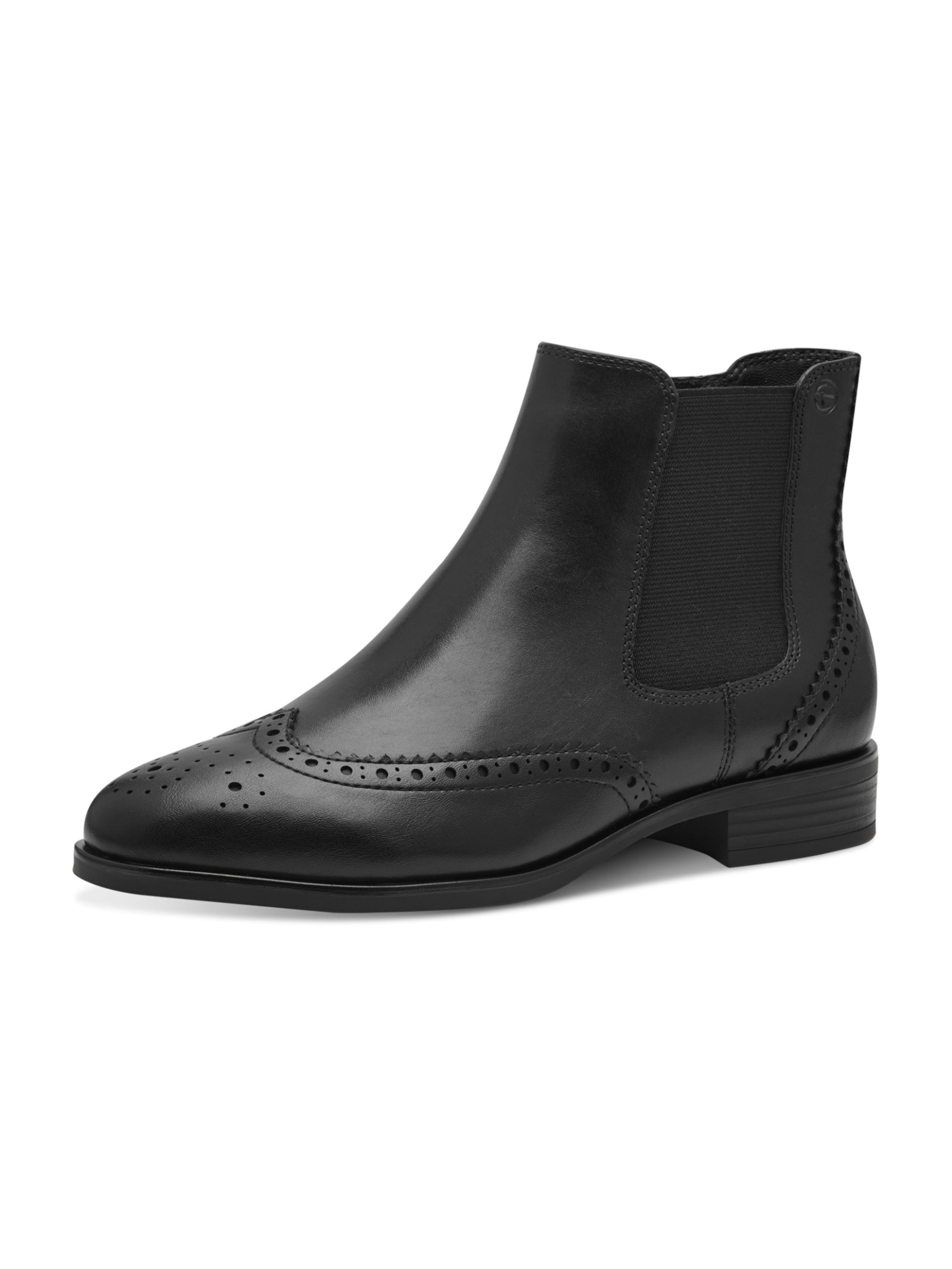 Tamaris - Botas chelsea em preto: frente