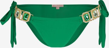 Pantaloncini per bikini 'Boujee' di Moda Minx in verde: frontale