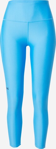 Skinny Pantalon de sport UNDER ARMOUR en bleu : devant