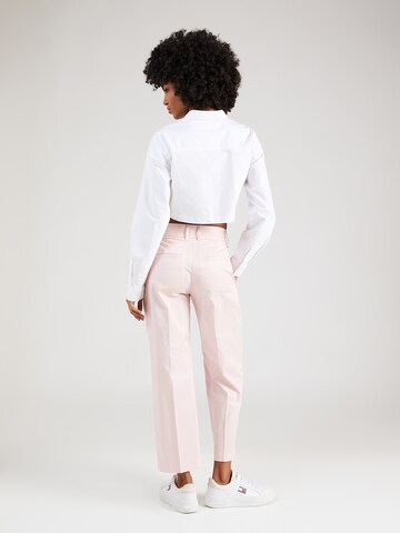 TOMMY HILFIGER Regular Trousers with creases in Pink