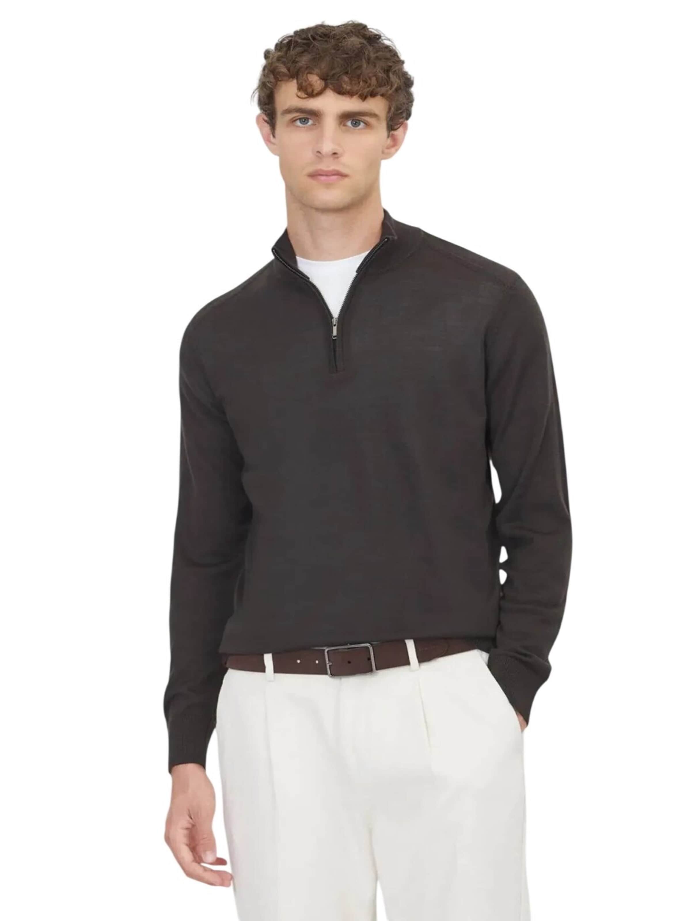 Cardigan Ramsey en marron