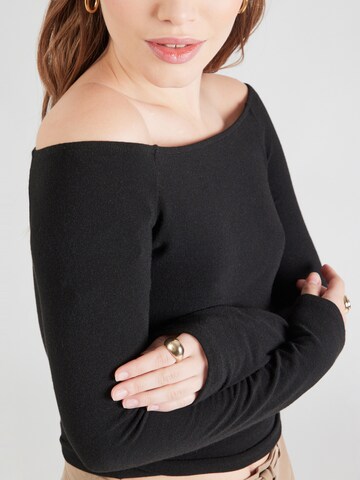 Maglietta 'Glamour' di ONLY in nero