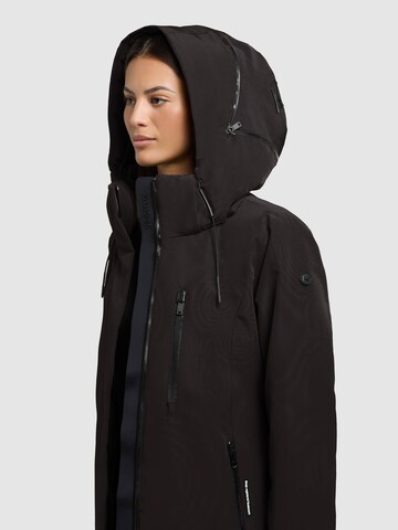 khujo Winter Coat 'LOFI3' in Black