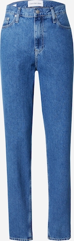 Calvin Klein Jeans Loosefit Jeans in Blauw: voorkant