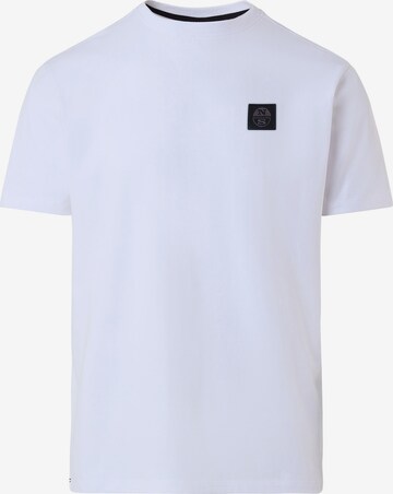 T-Shirt North Sails en blanc : devant