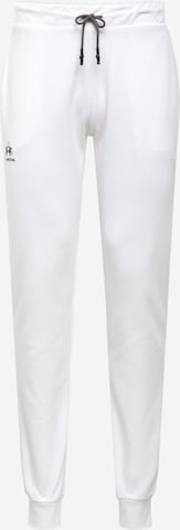 La Martina Tapered Trousers in White: front