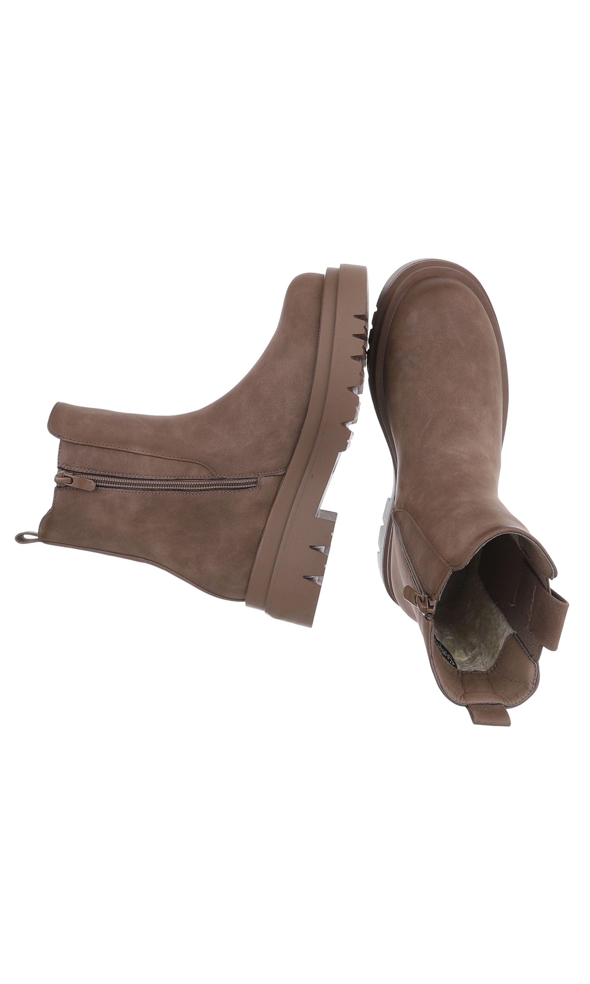 Ital-Design Stiefelette in Braun