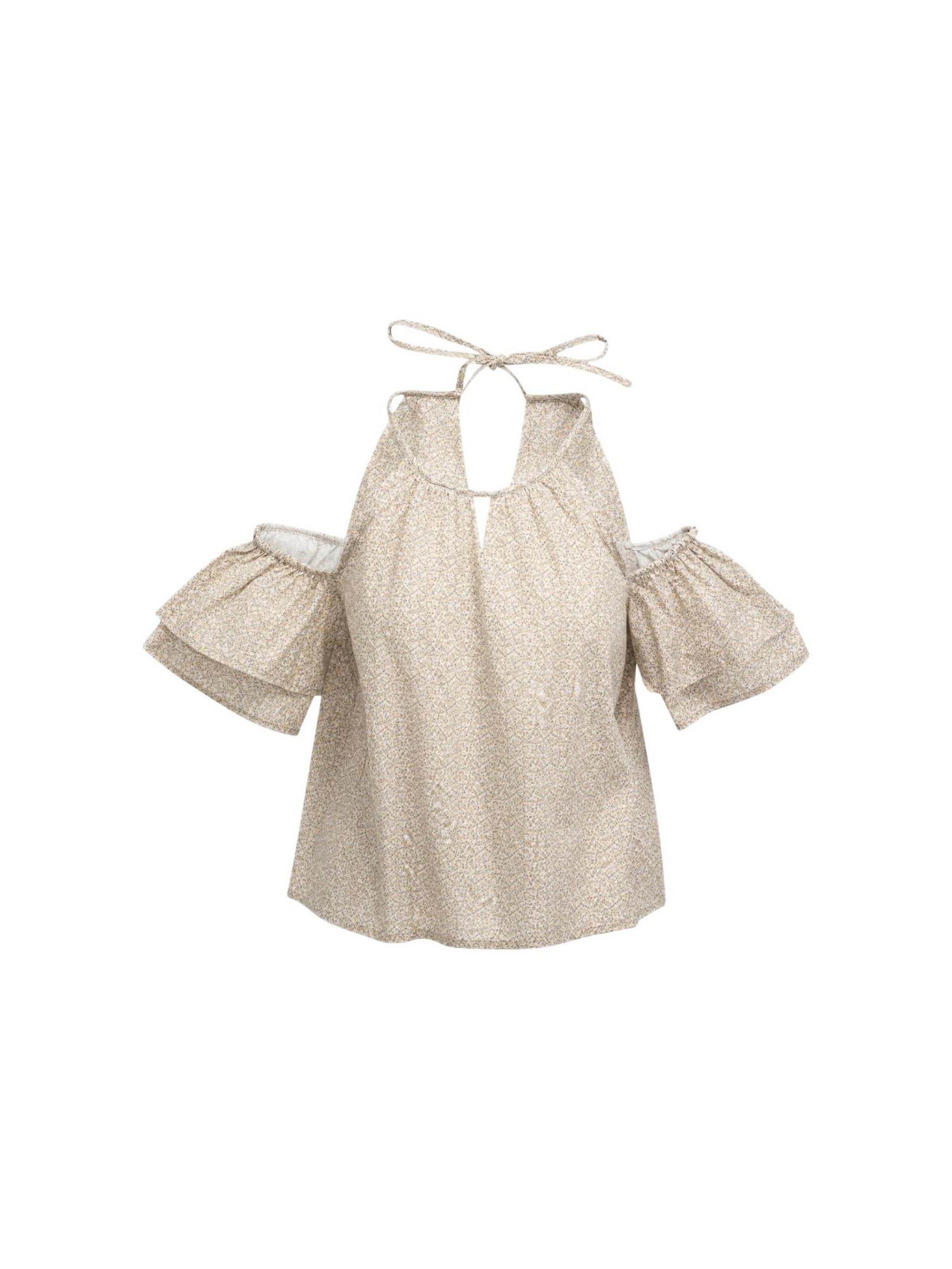 I AM - Top 'Top Viscosa Spalle Scoperte 26109' en beige: frente