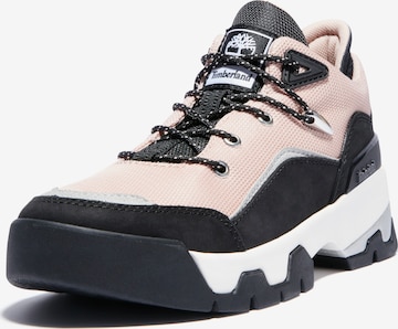 TIMBERLAND Athletic Lace-Up Shoes in Pink: front