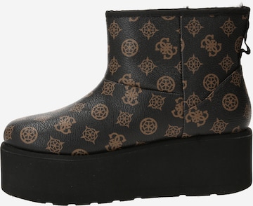 GUESS Stiefel 'JILLAN' in Braun, Dunkelbraun ABOUT YOU