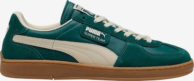 PUMA Sapatilhas baixas em creme / verde escuro, Vista do artigo