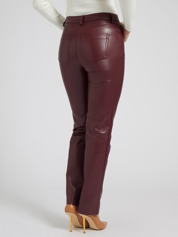 GUESS Regular Trousers in Red