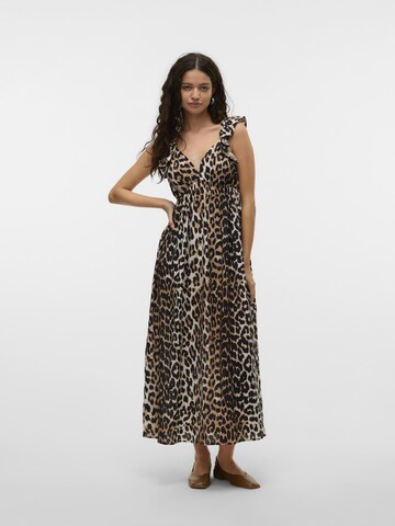 VERO MODA Jurk 'VMJOSIE' in Beige: voorkant