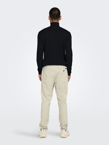 Tapered Pantaloni di Only & Sons in beige