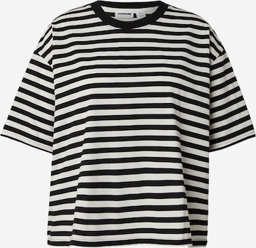 Noisy May Curve Sweatshirt 'NMEMBER' in Schwarz: Vorderseite