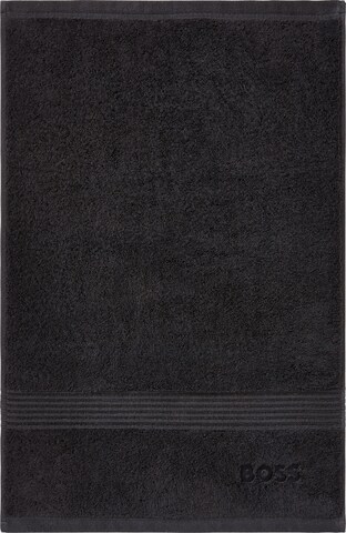 BOSS Towel in Black: front