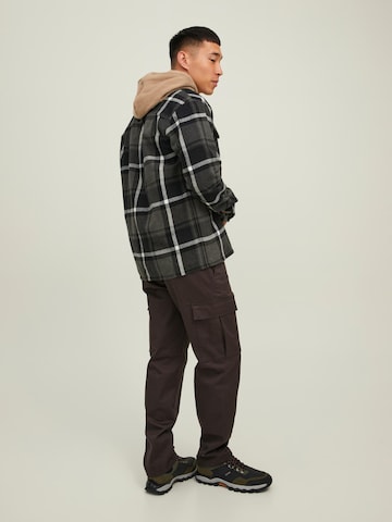 JACK & JONES Comfort fit Koszula 'Jay' w kolorze szary