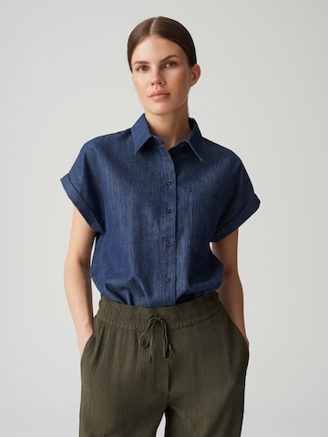 OPUS - Blusa 'Folmes' en azul: frente