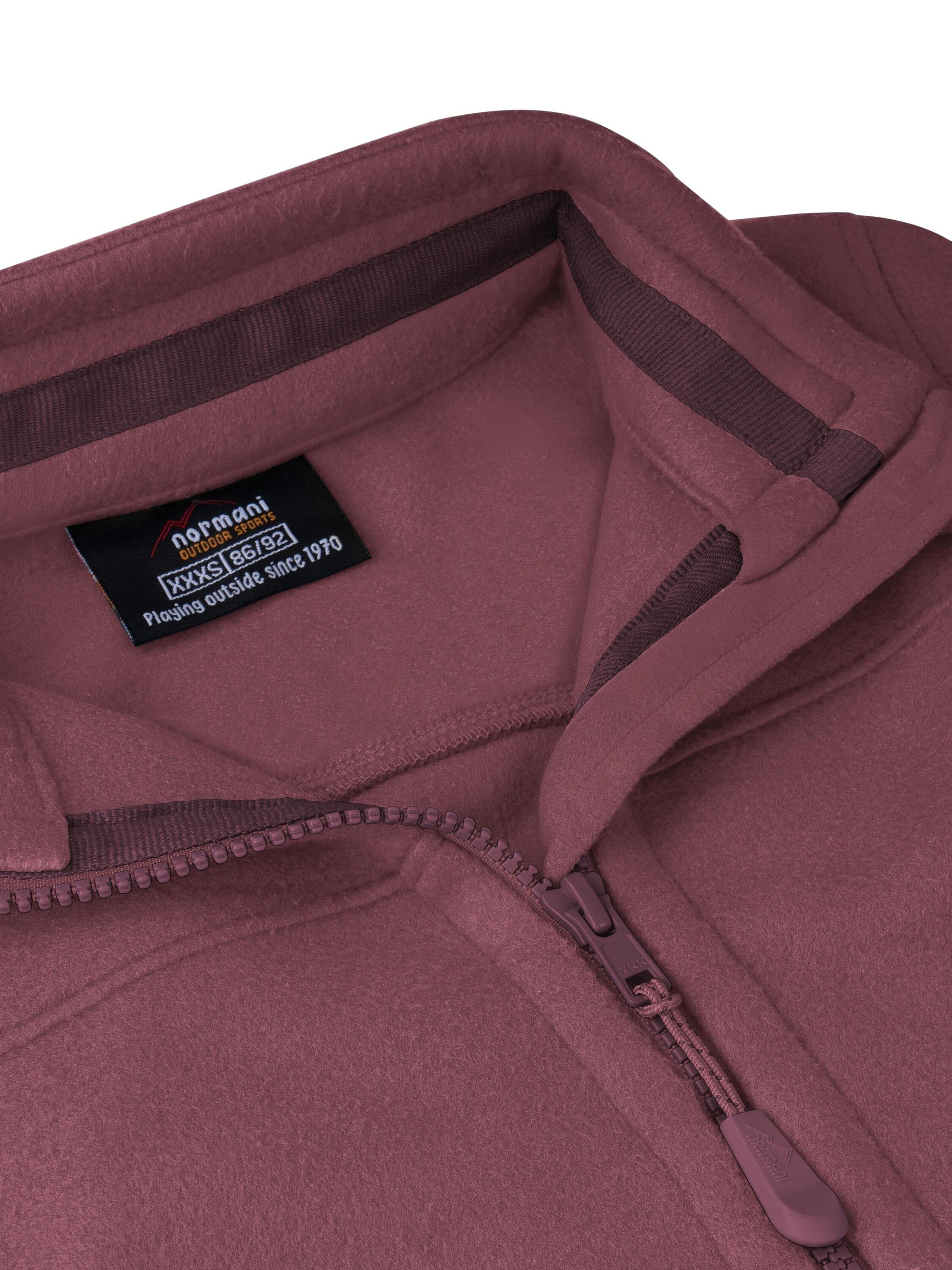 normani Fleece jas in Rood