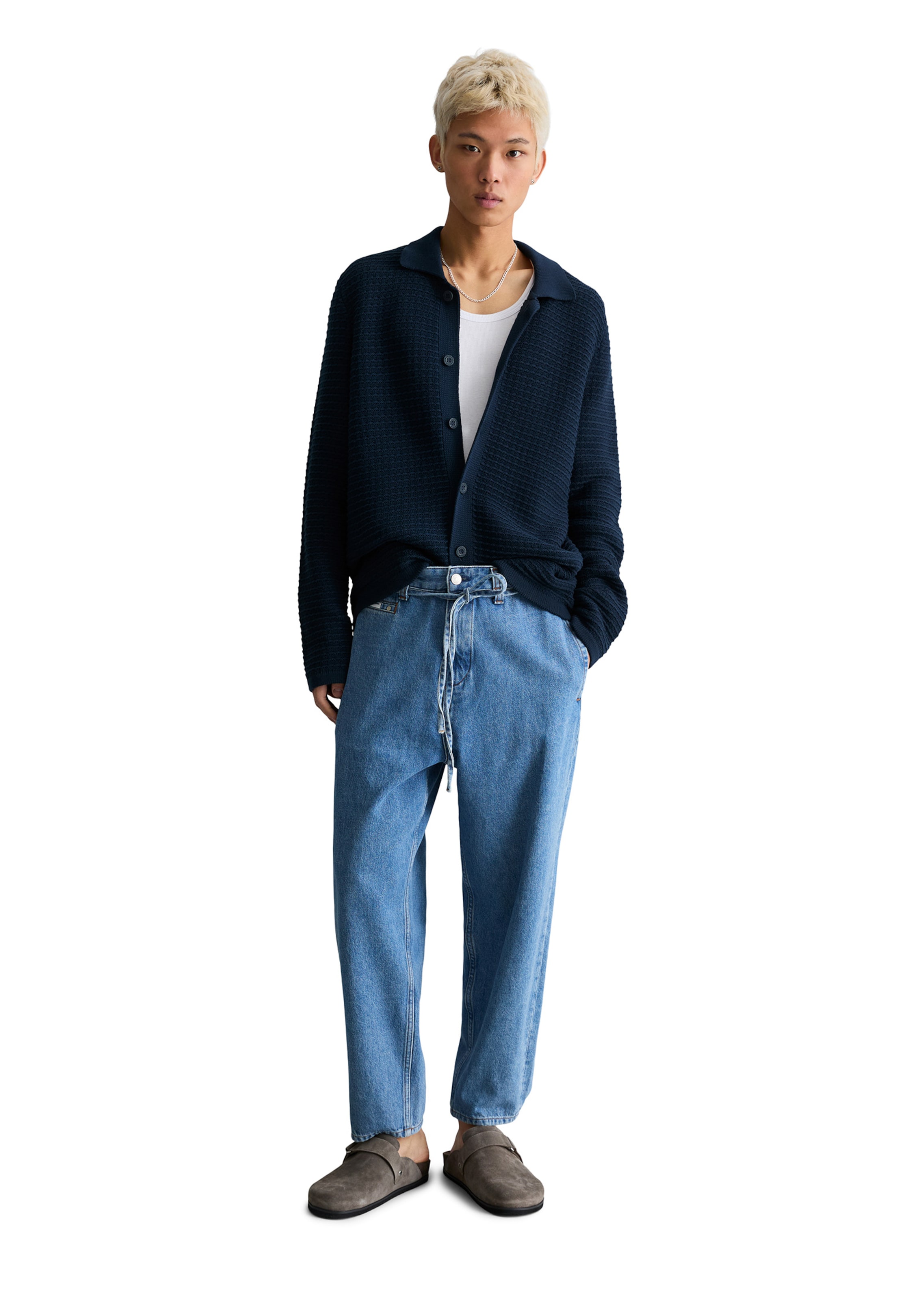 Marc O'Polo DENIM Strickjacke in Blau