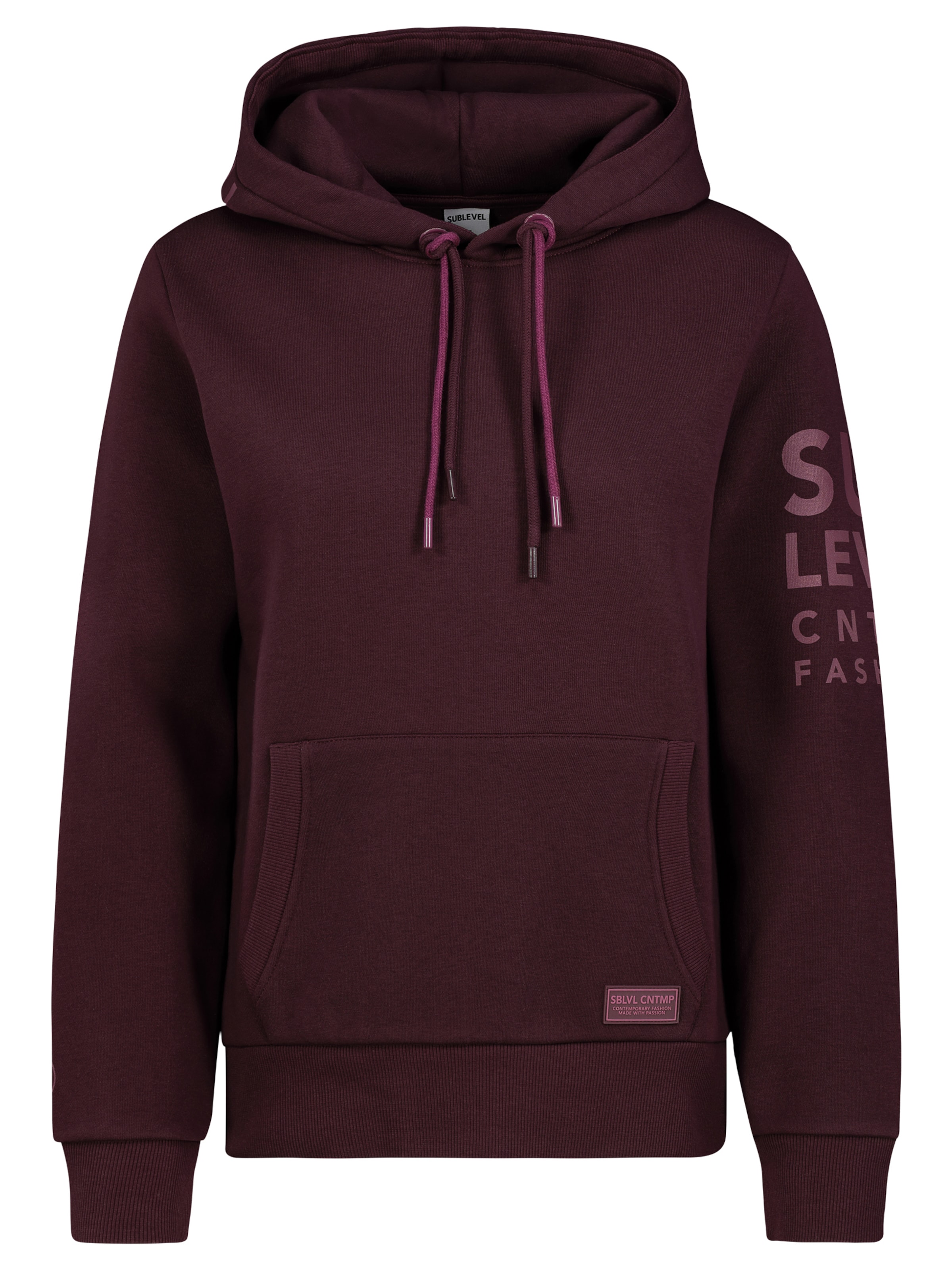 Sublevel Sweatshirt 'NOS:ASMIA' in Red: front