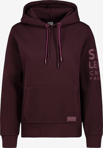 Sublevel Sweatshirt 'NOS:ASMIA' in Rood: voorkant