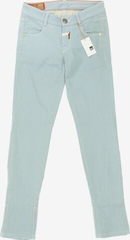 Marithé + François Girbaud Skinny-Jeans 26 in Blau: predná strana