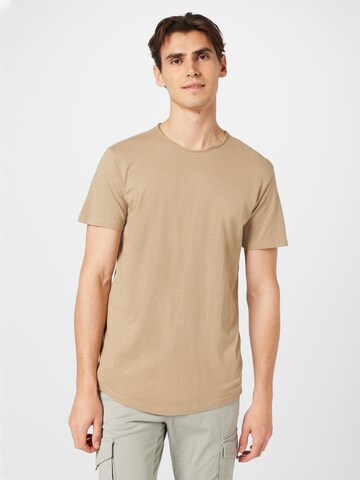 Maglietta 'Basher' di JACK & JONES in beige: frontale