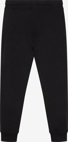 TOM TAILOR Tapered Pants in Black