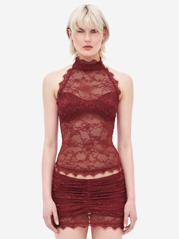 OW Collection Top ' SELAH ' in Red: front
