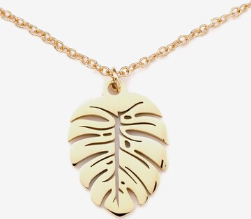 Heideman Necklace 'Folium' in Gold: front