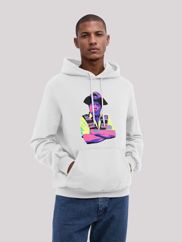 Sweat-shirt F4NT4STIC en blanc : devant