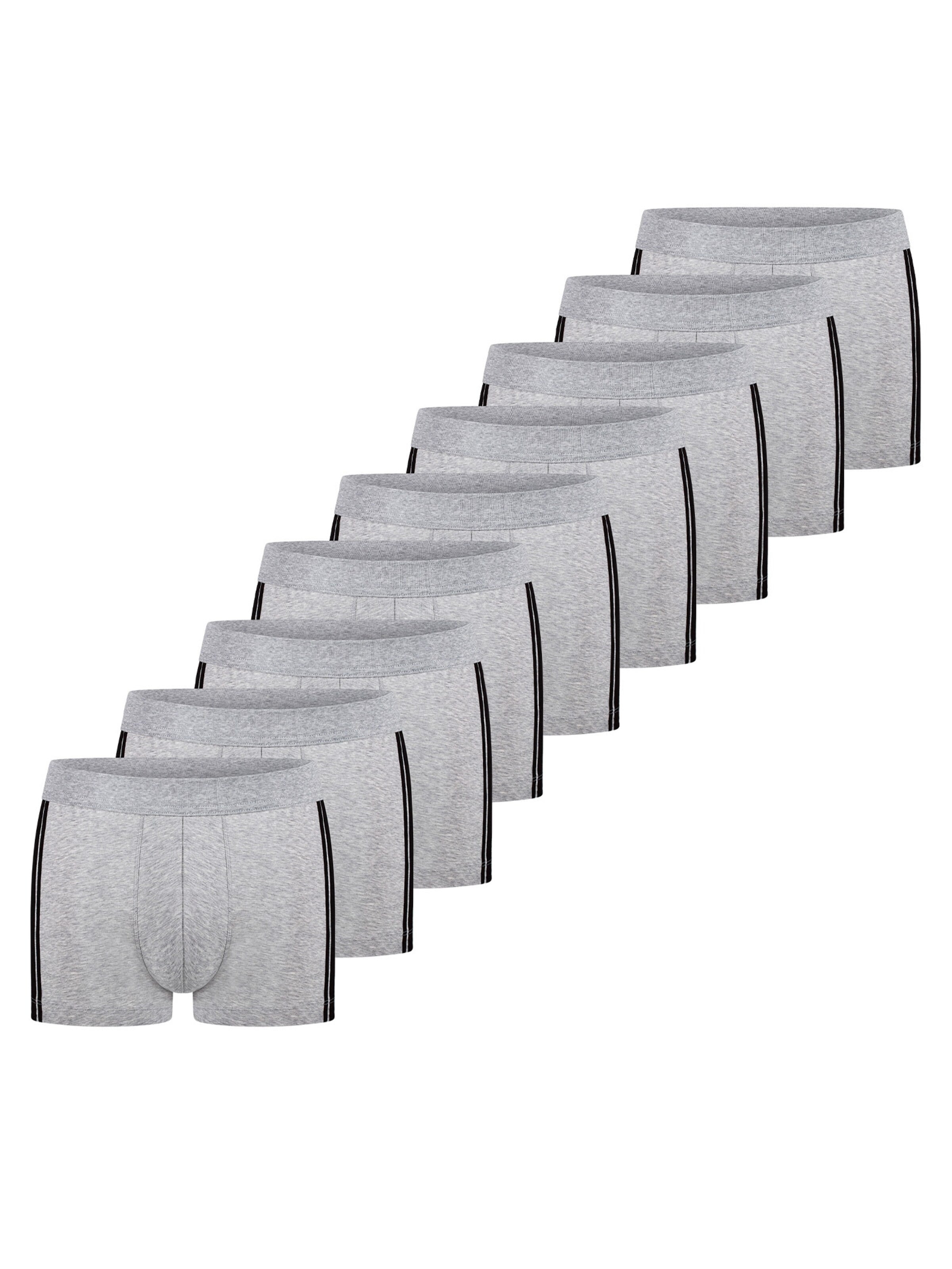 SCHIESSER Boxershorts '95/5 Stretch - Organic Cotton' in Zwart: voorkant