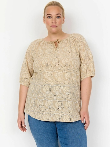 Wasabi Concept Blouse 'Melvin 1' in Beige: voorkant