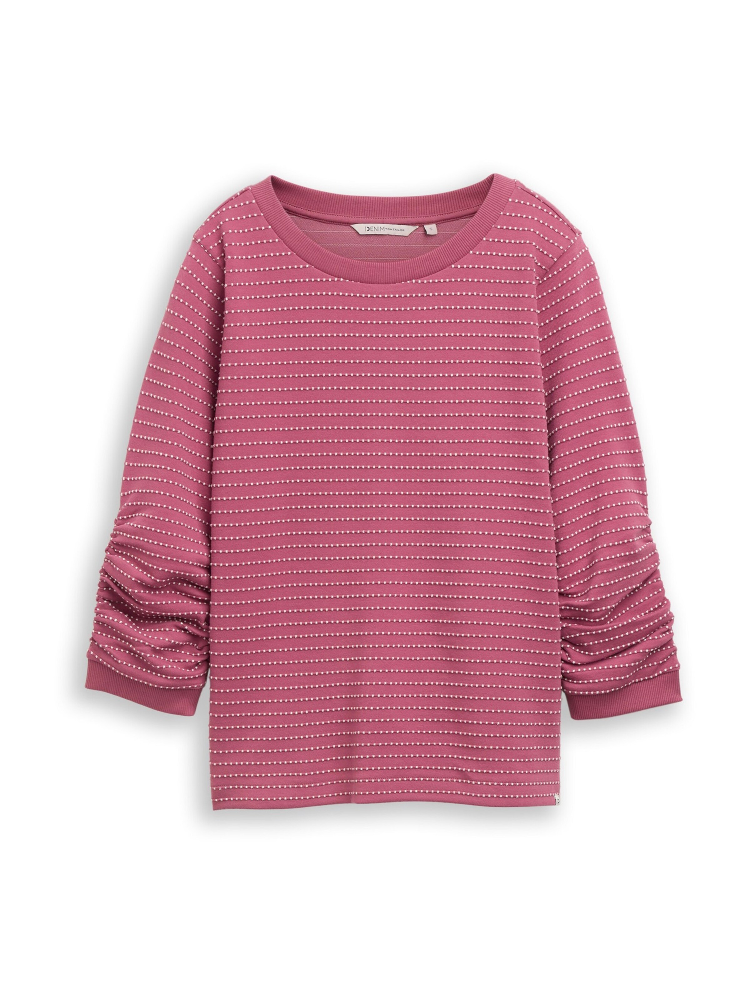 TOM TAILOR DENIM Sweatshirt in Pink: front