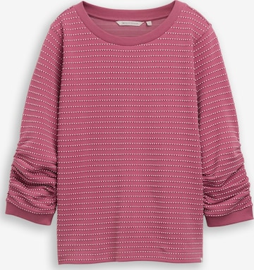 TOM TAILOR DENIM Sweatshirt in Pink: front