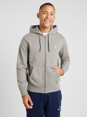 Hanorac de la Polo Ralph Lauren pe gri: față