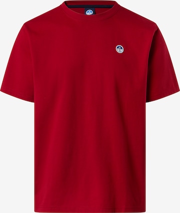 T-Shirt North Sails en rouge : devant