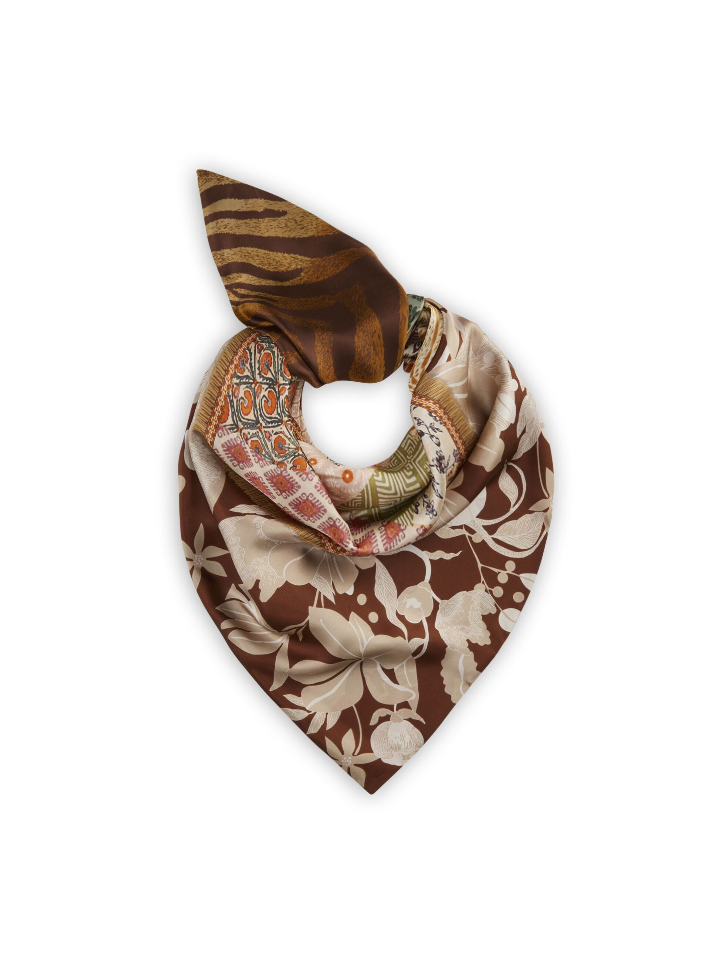 Foulard CODELLO en marron