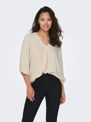 JDY Blus 'Divya' i beige: framsida