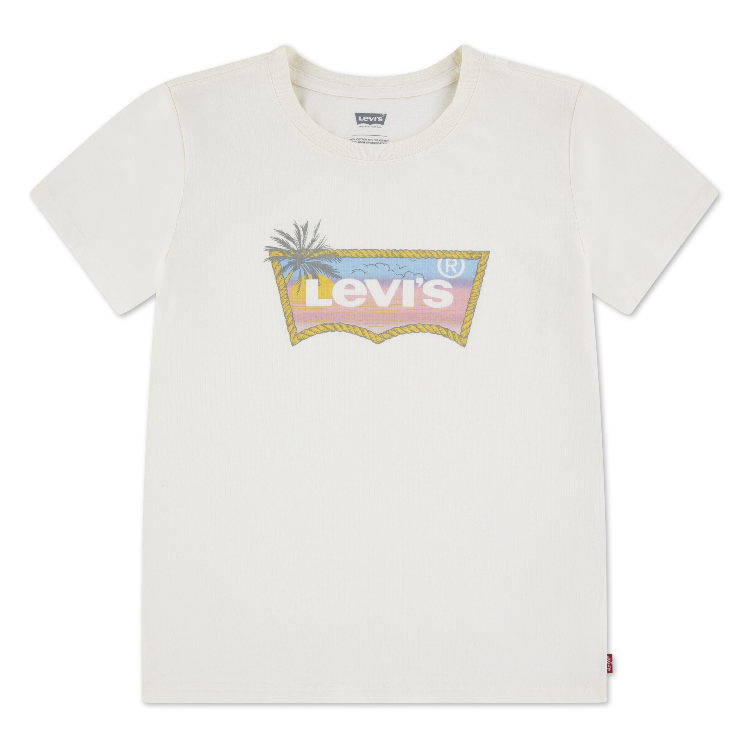 Levi's Kids Shirt in White: front