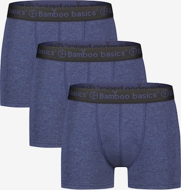 Bamboo basics Boxershorts in Blauw: voorkant