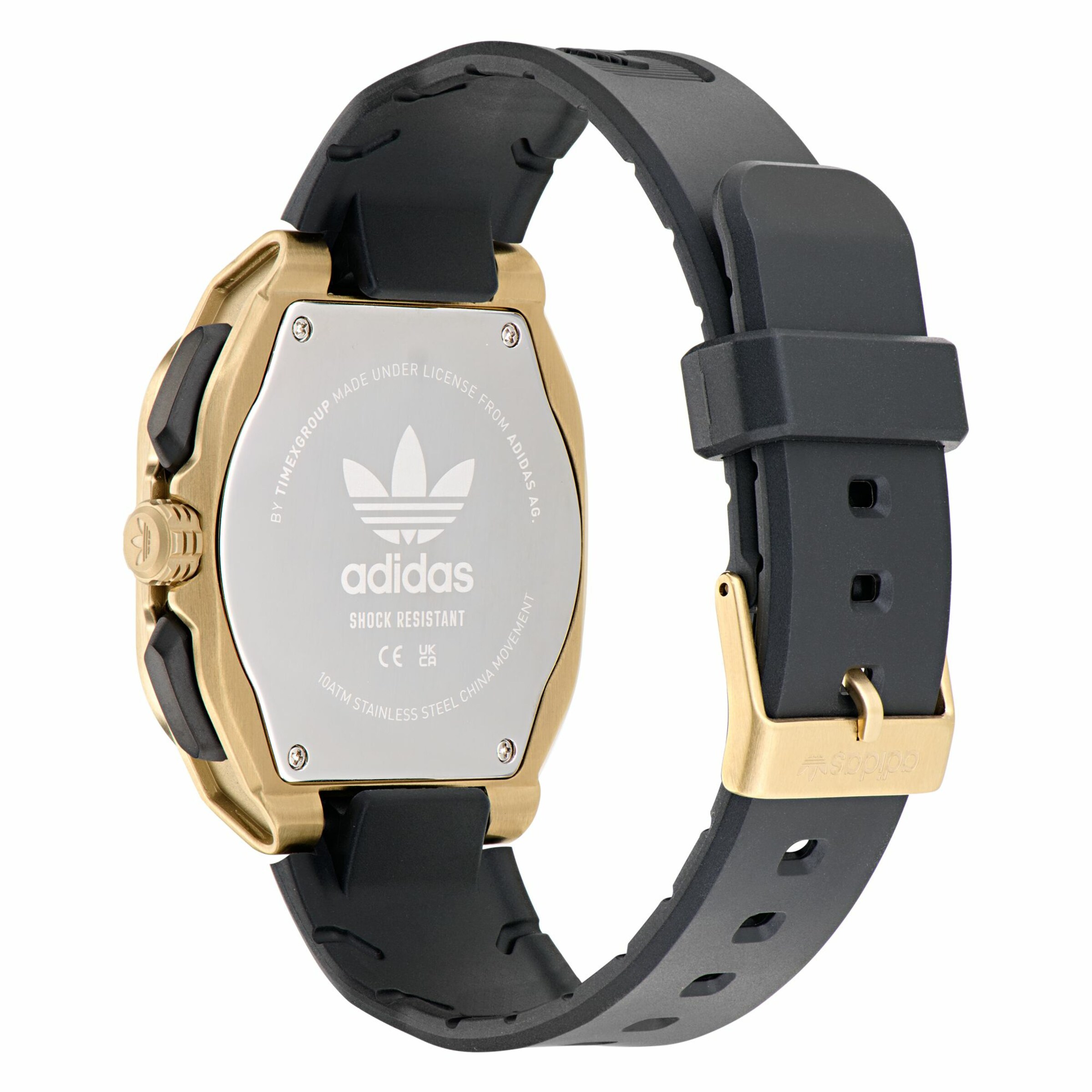 ADIDAS ORIGINALS Analog watch 'City Tech Three Chrono' in Gold