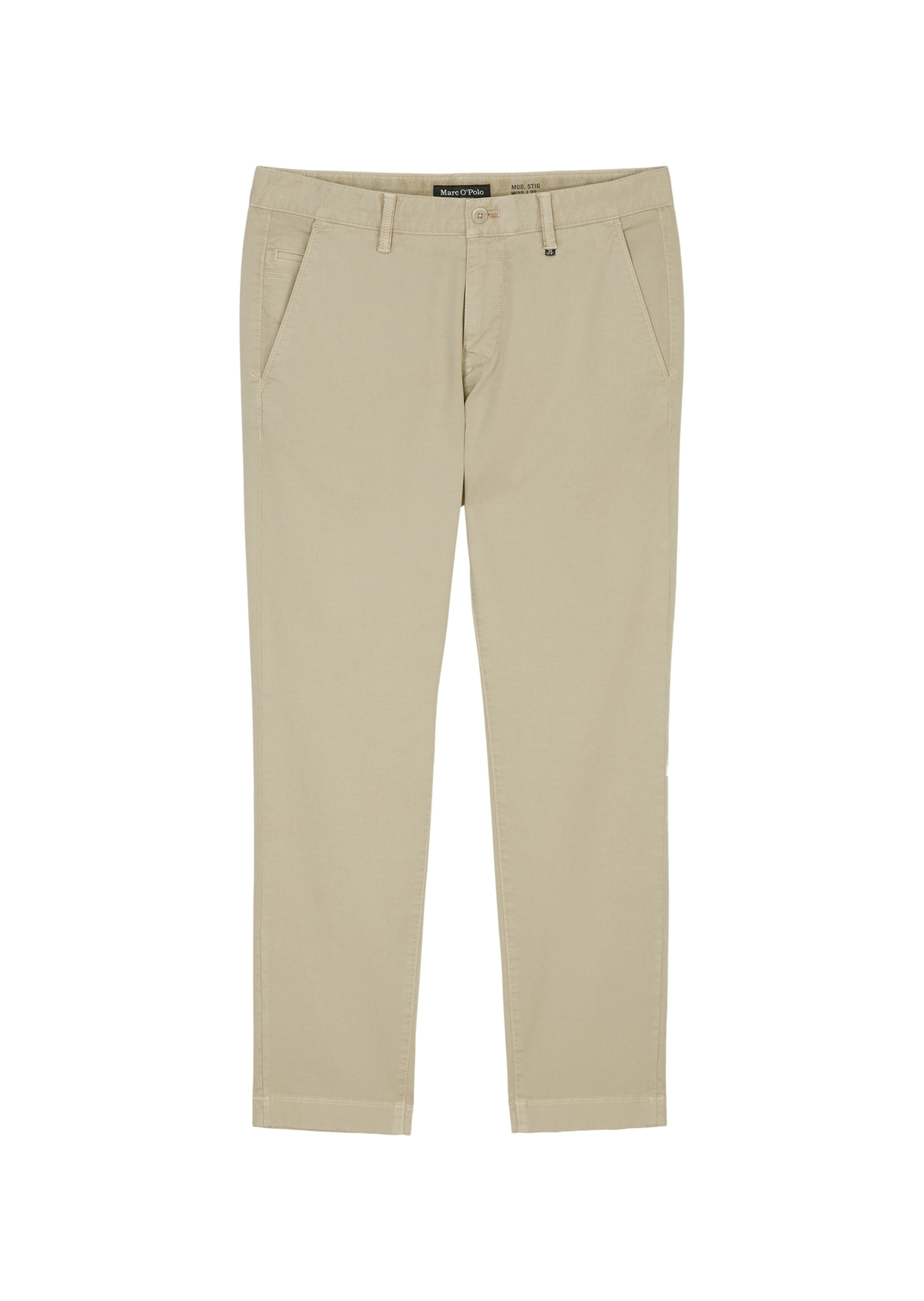 Pantaloni chino 'Stig' di Marc O'Polo in beige: frontale