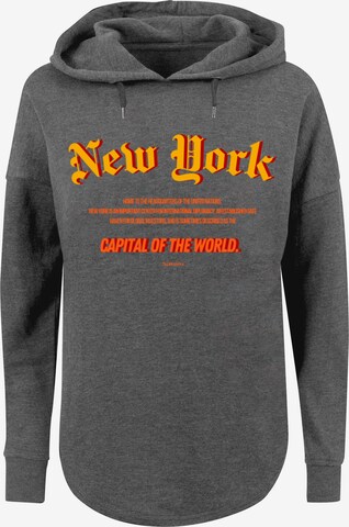 F4NT4STIC Sweatshirt 'New York' in Grijs: voorkant