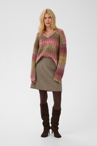 CULTURE Nederdel 'CUkeke' i beige: forside