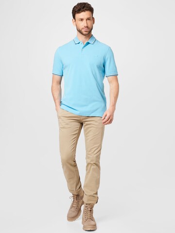 bugatti Regular Fit Poloshirt in Blau