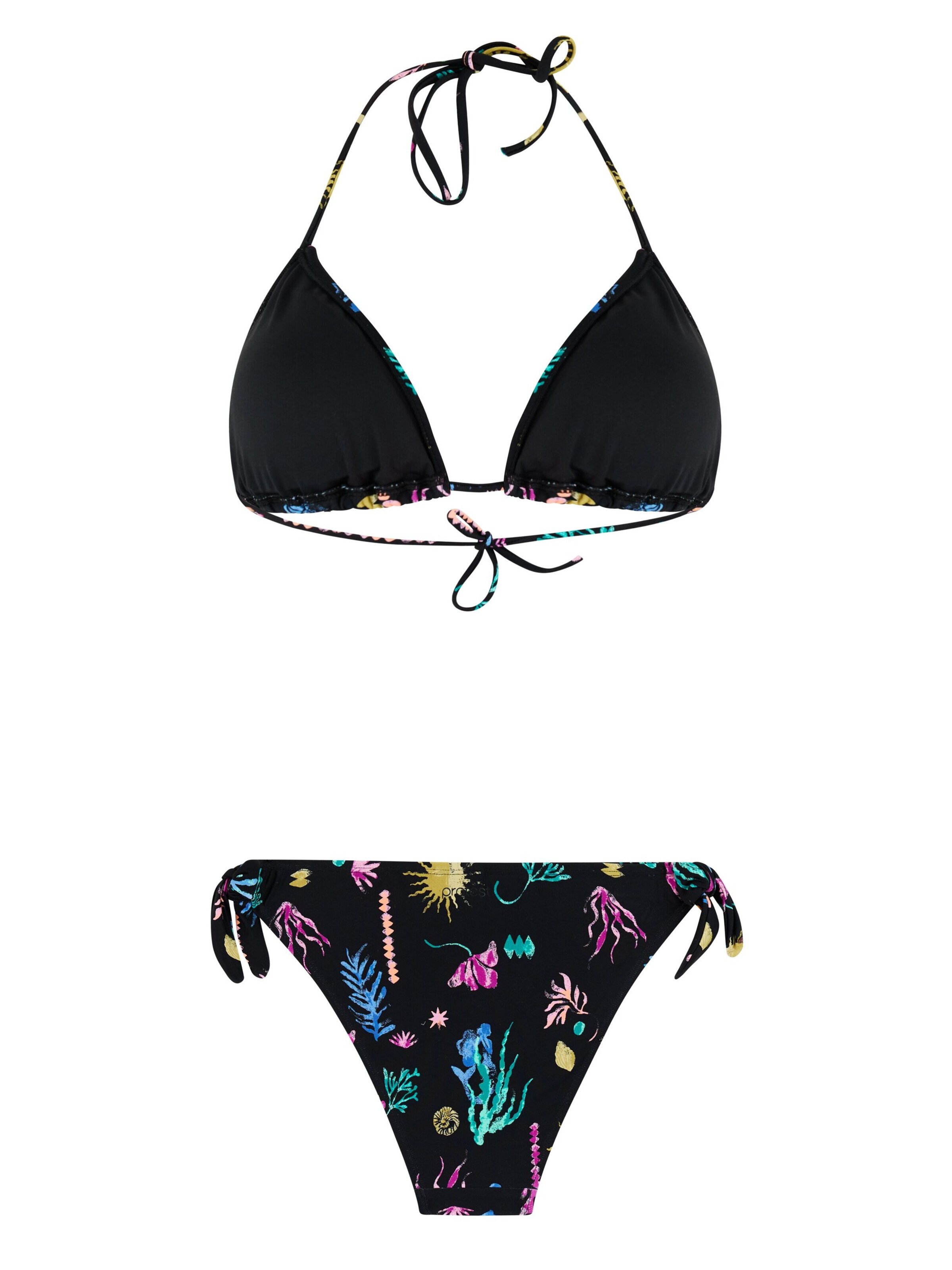 PROTEST Triangel Bikini 'PRTEmpty' in Schwarz