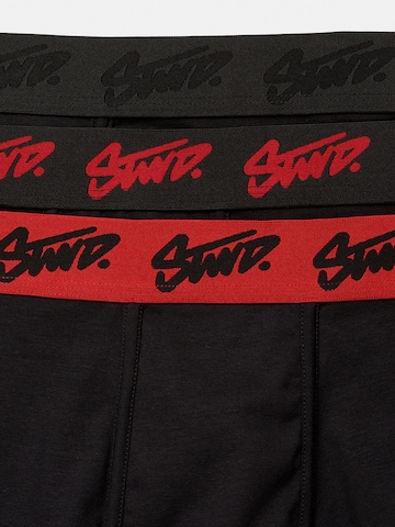 Pull&Bear Boxer shorts 'STWD' in Black