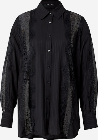 Sisley Blouse in Zwart: voorkant